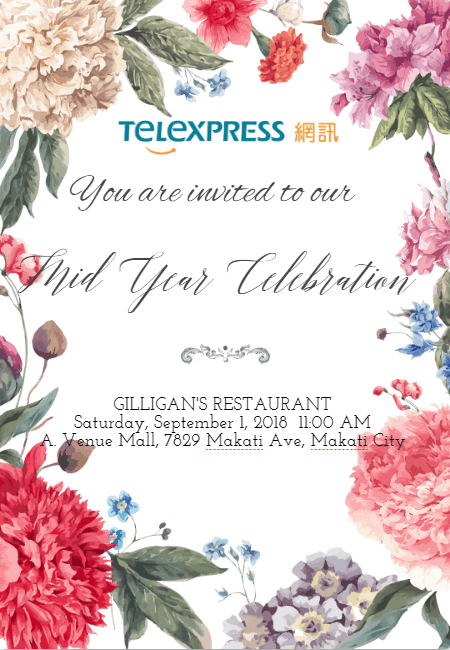 2018 Telexpress Manila Operation Center Mid-Year Lunch Party